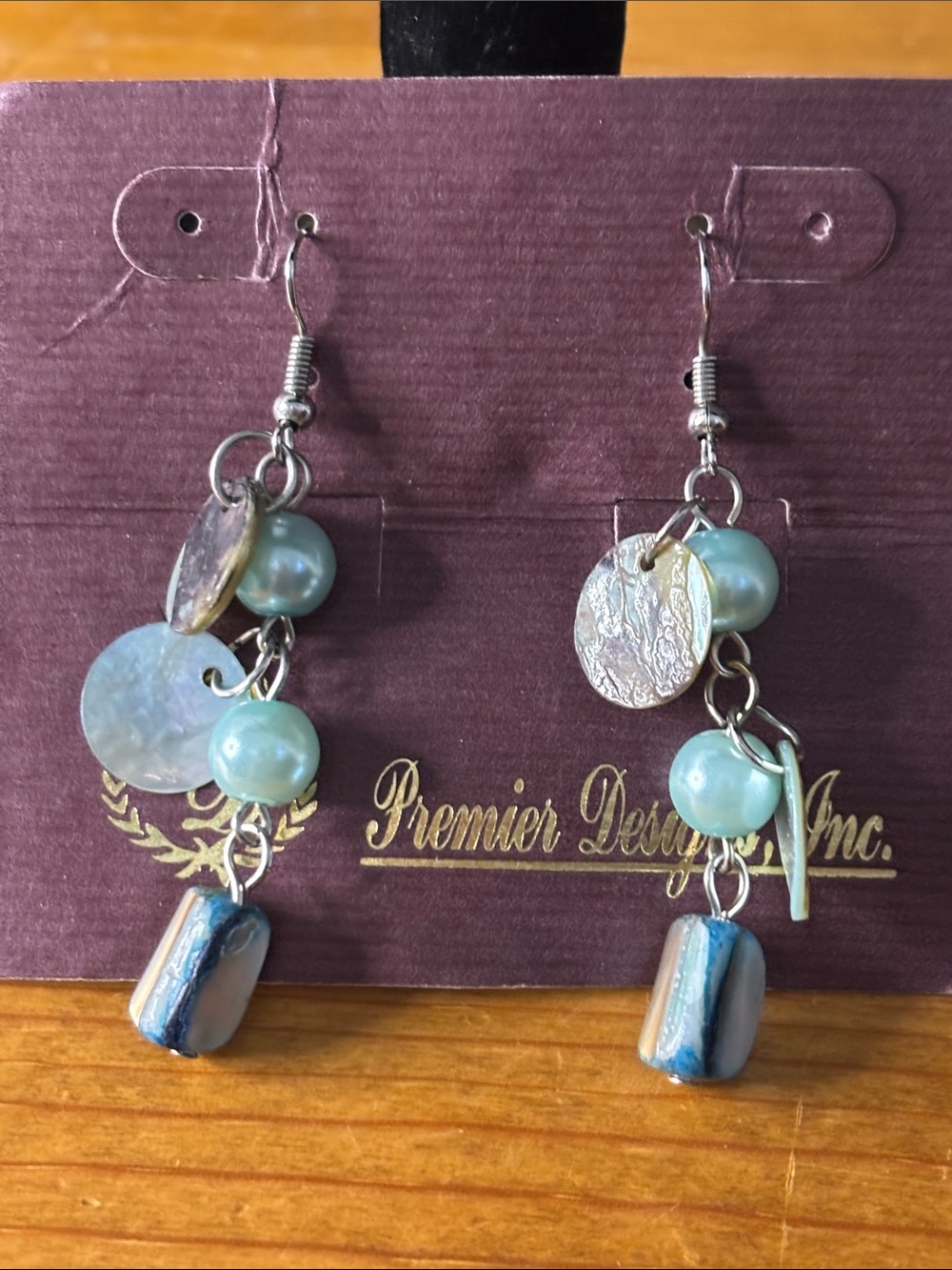 Premier Designs Charm Dangle Earrings NWOT
